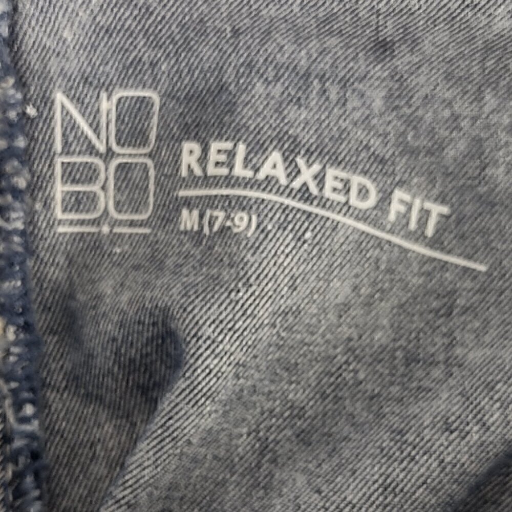 No Boundaries Relaxed Light Blue Customized Denim Overalls Size M (NWT) - Picture 10 of 11